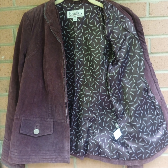 Women's PLUM Leather Jacket - Picture 2 of 3